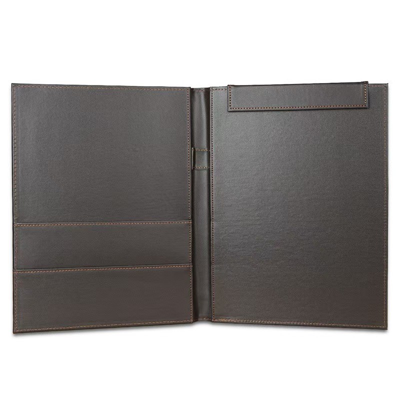 

A4 PU Leather Planner Notebook Ring Binder File Folder Portfolio Office School Folder for Documents A4 Paper Writing Board