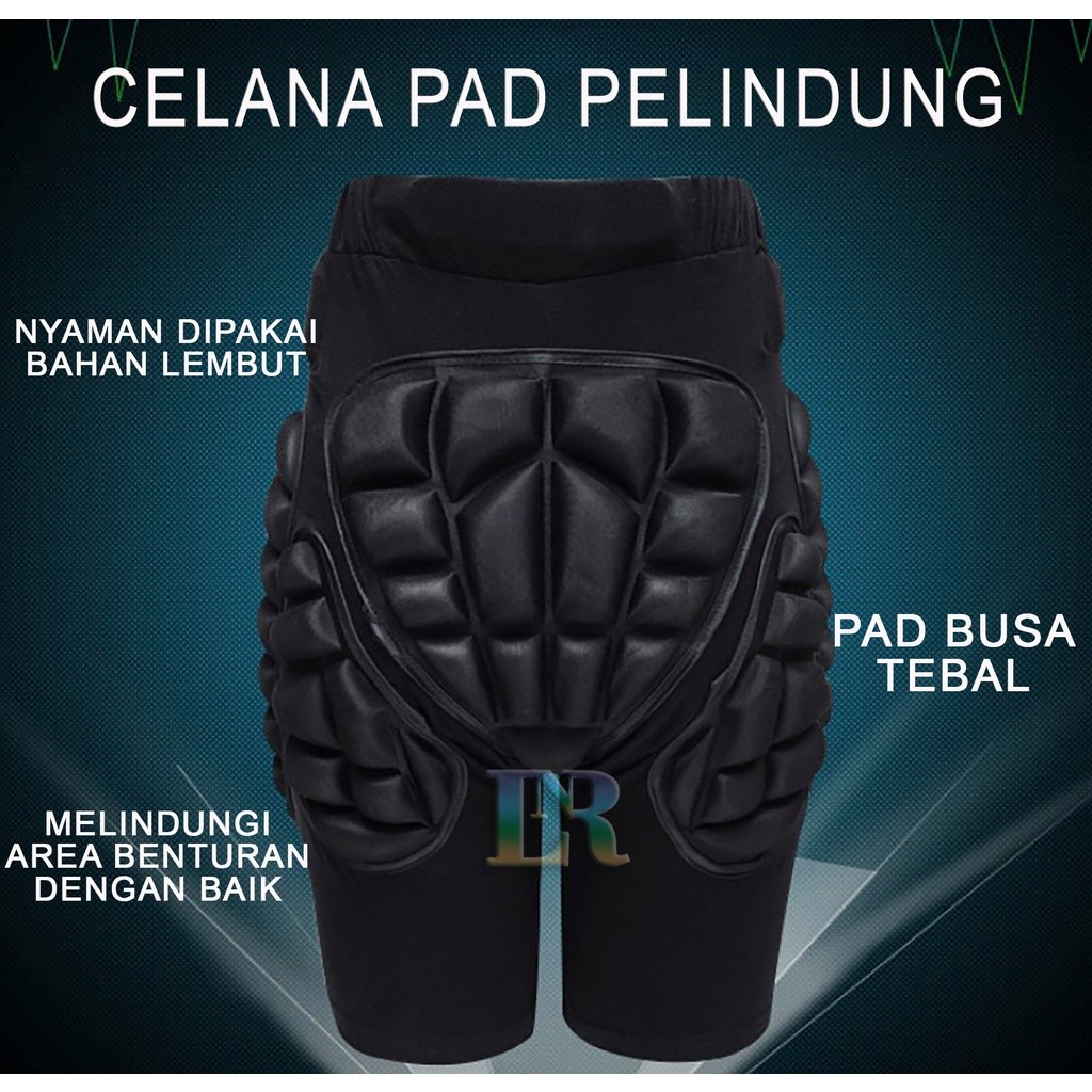 LNR Shop Celana Boxer Pad Pelindung Pantat Pinggang Paha Busa Tebal Premium for Anak Dewasa Orang Tu