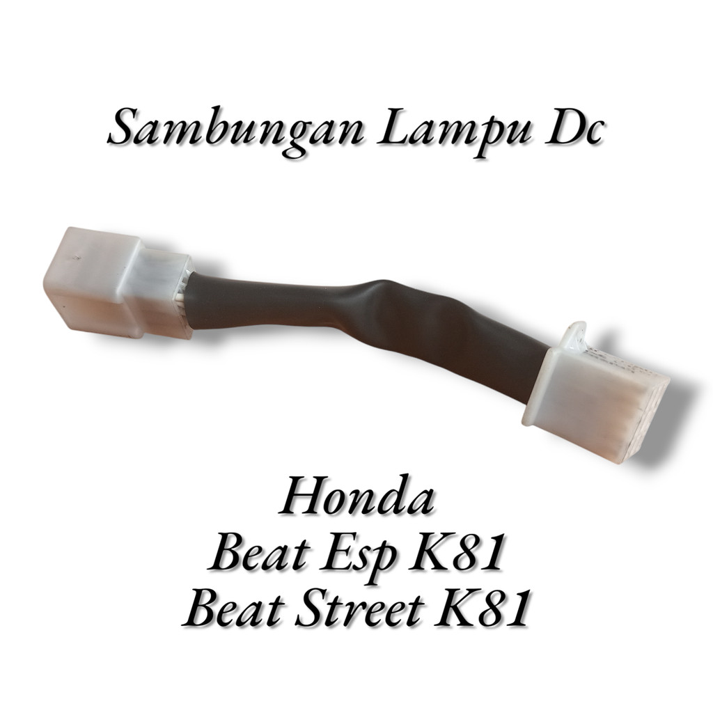 KABEL LAMPU DEPAN DC MOTOR HONDA BEAT ESP BEAT STREET K81 ECO SOKET SAMBUNGAN DC LAMPU DEPAN BEAT EC