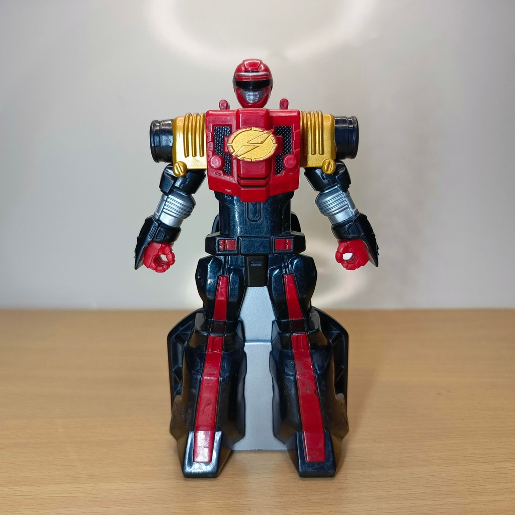 Figure Power Rangers Operation Overdrive Triple Megazord Red Bandai Original