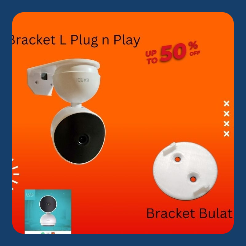 Bardi Lite Ipcam cctv Bracket Tembok Wall Mount