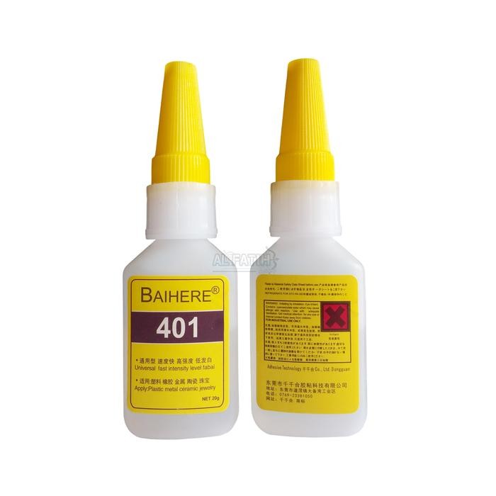 

Lem Baihere 401 / High Strength Quick Drying - 20gr