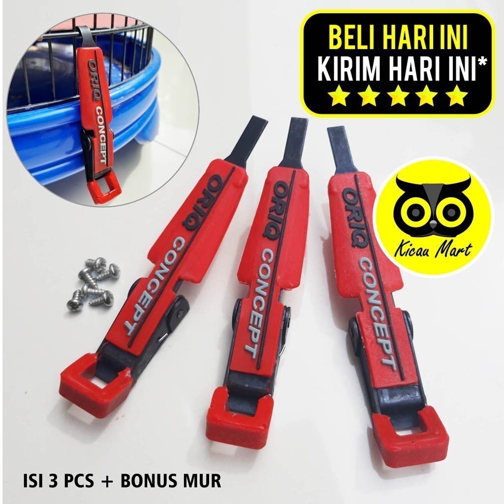 KICAU MART KLEM KOPER JEPITAN TEBOK ORIQ JAYA CONCEPT ISI 3 OVERPAL SANGKAR KANDANG BURUNG LOVEBIRD 