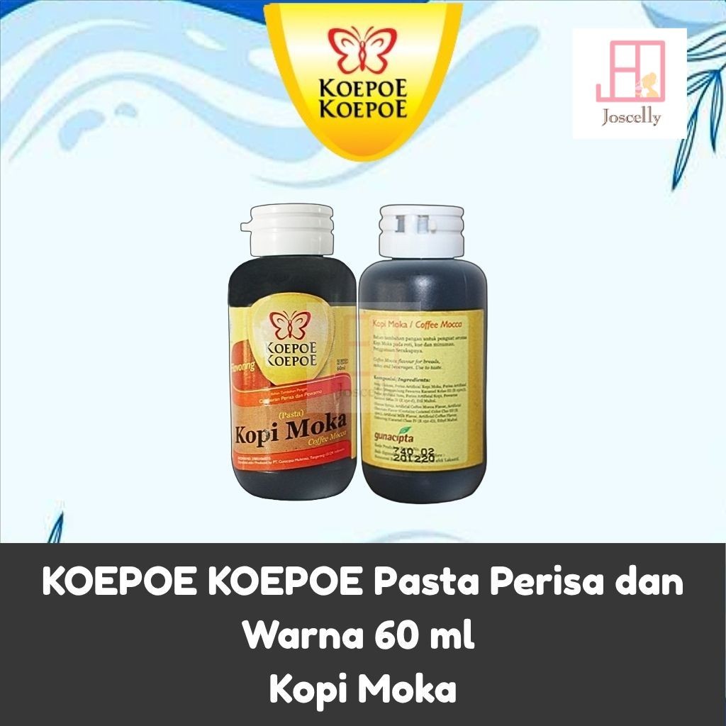 

JOSCELLY.ID KOEPOE KOEPOE Pasta Perisa dan Warna Coffee Moca / Mocha / Moka