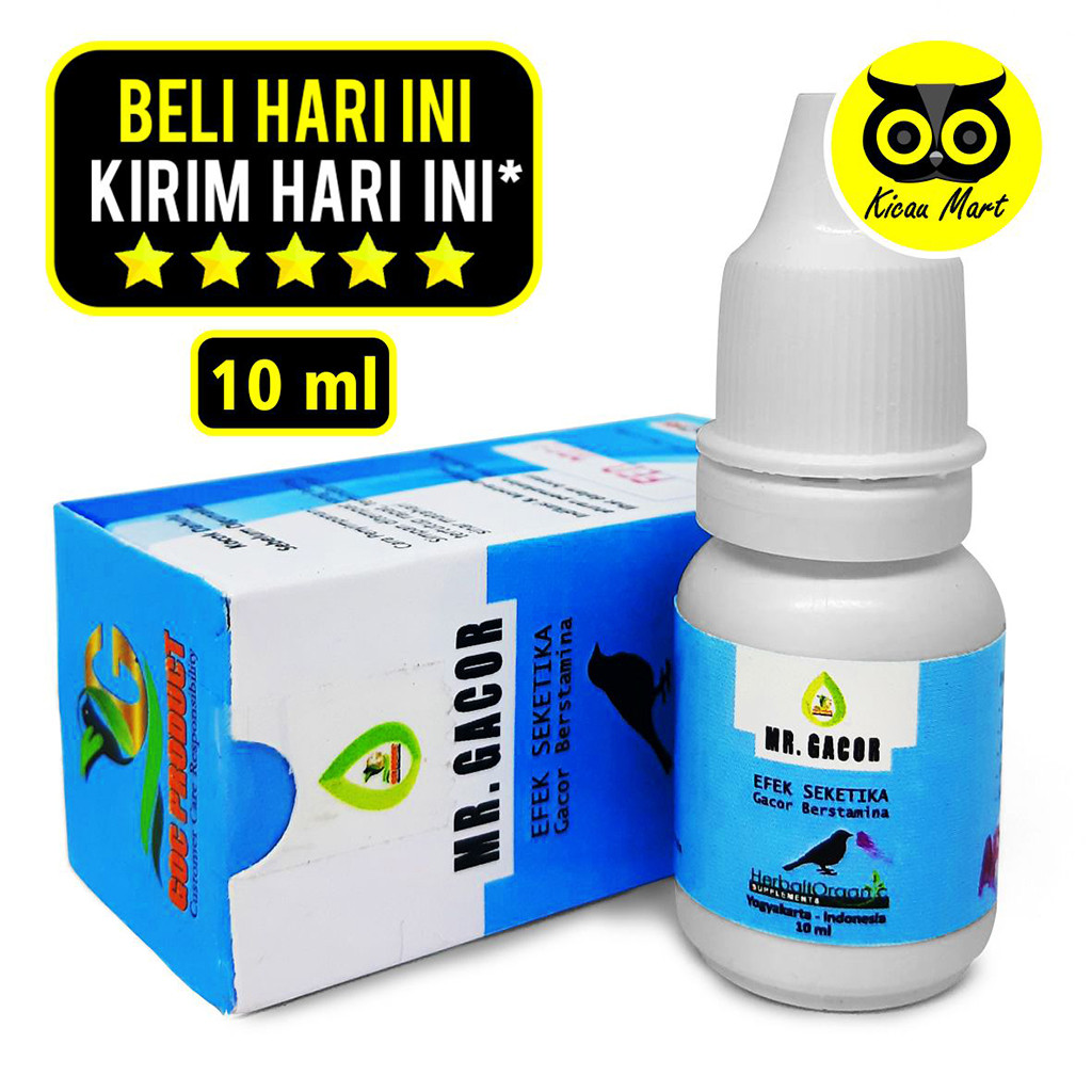 KICAU MART VITAMIN BURUNG MR GACOR BIRU GOC OBAT PENGGACOR SUARA LOVEBIRD KENARI BLACKTHROAT FINCH C
