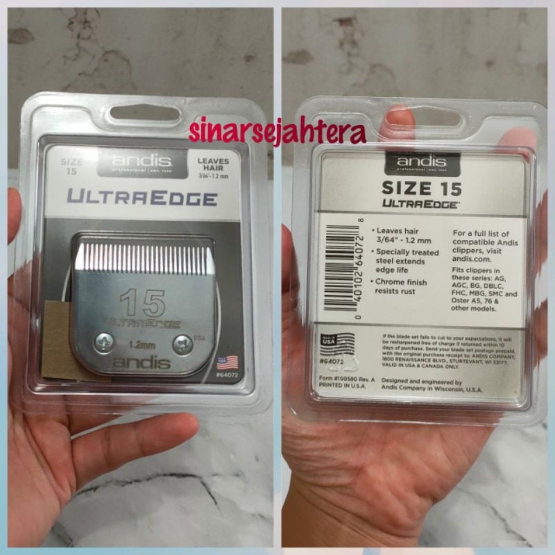 Mata Clipper Andis Ultraedge ORI / Blade Clipper Andis