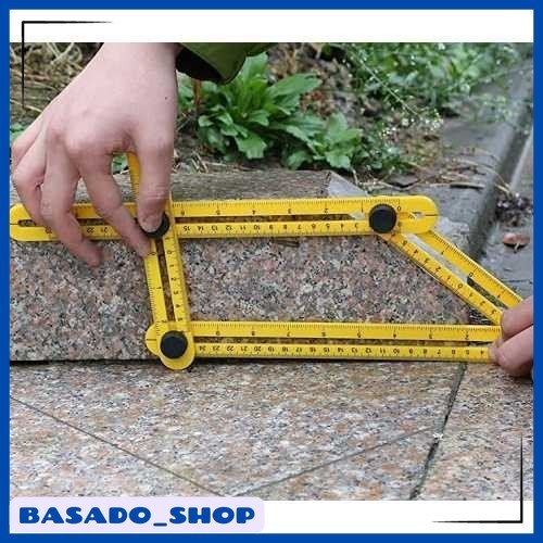 

Penggaris 4 Sudut Flexible Four Sided Corner Folding Ruler - INU20