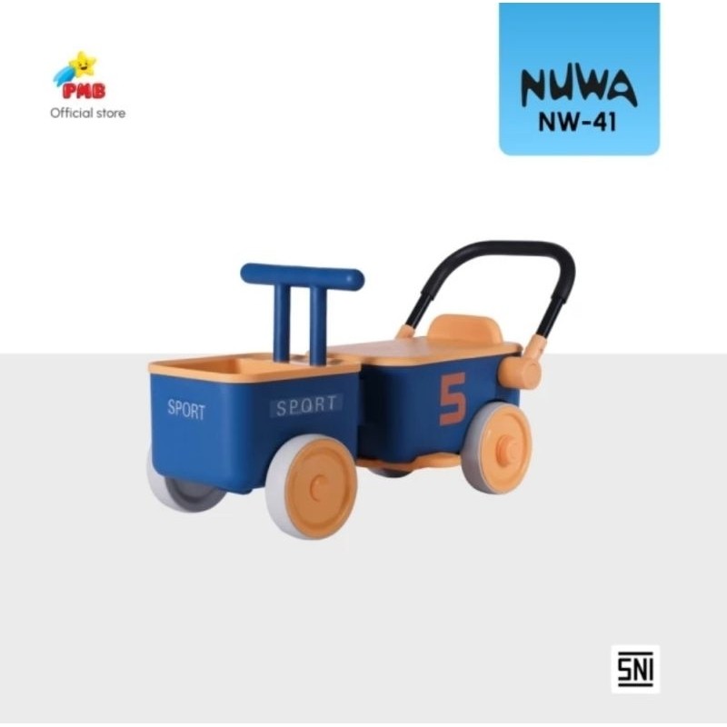 DANGLAPOSHOP  Mainan Anak Kereta Dorong Gerobak Tarik Nuwa NW41 NW42 Push Car PMB NW 41 42