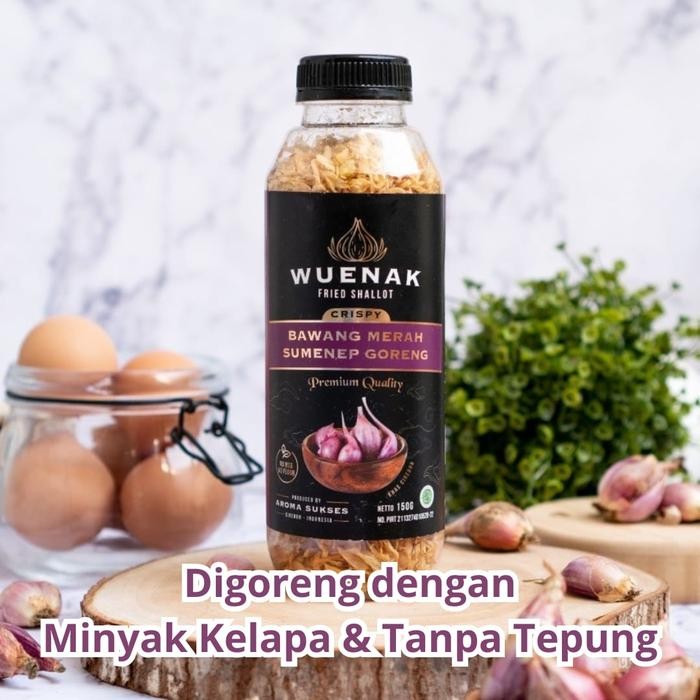

BAWANG GORENG SUMENEP WUENAK NETT 150 g PREMIUM QUALTY / FIRST HAND Terlaris