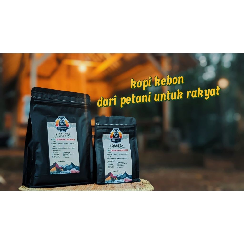 

Biji Kopi Robusta Cibuntu, Kopi Robusta Cibuntu 100gr-500gr.