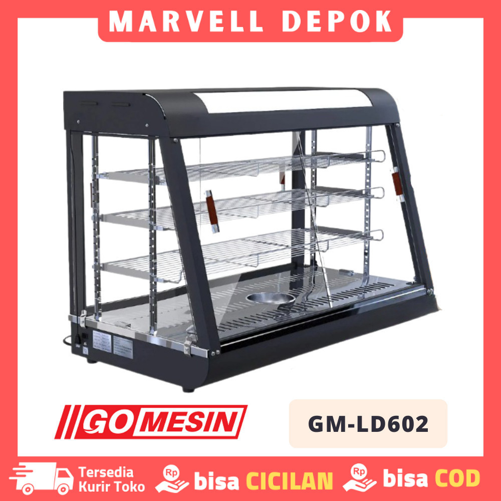 Etalase Makanan GOMESIN GM-LD-602 Penghangat Makanan Original