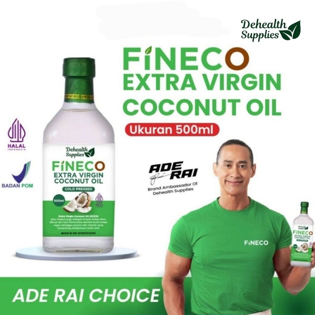 

FINECO | Extra Virgin Coconut Oil - 500ml EVCO | Dehealth Supplies VCO