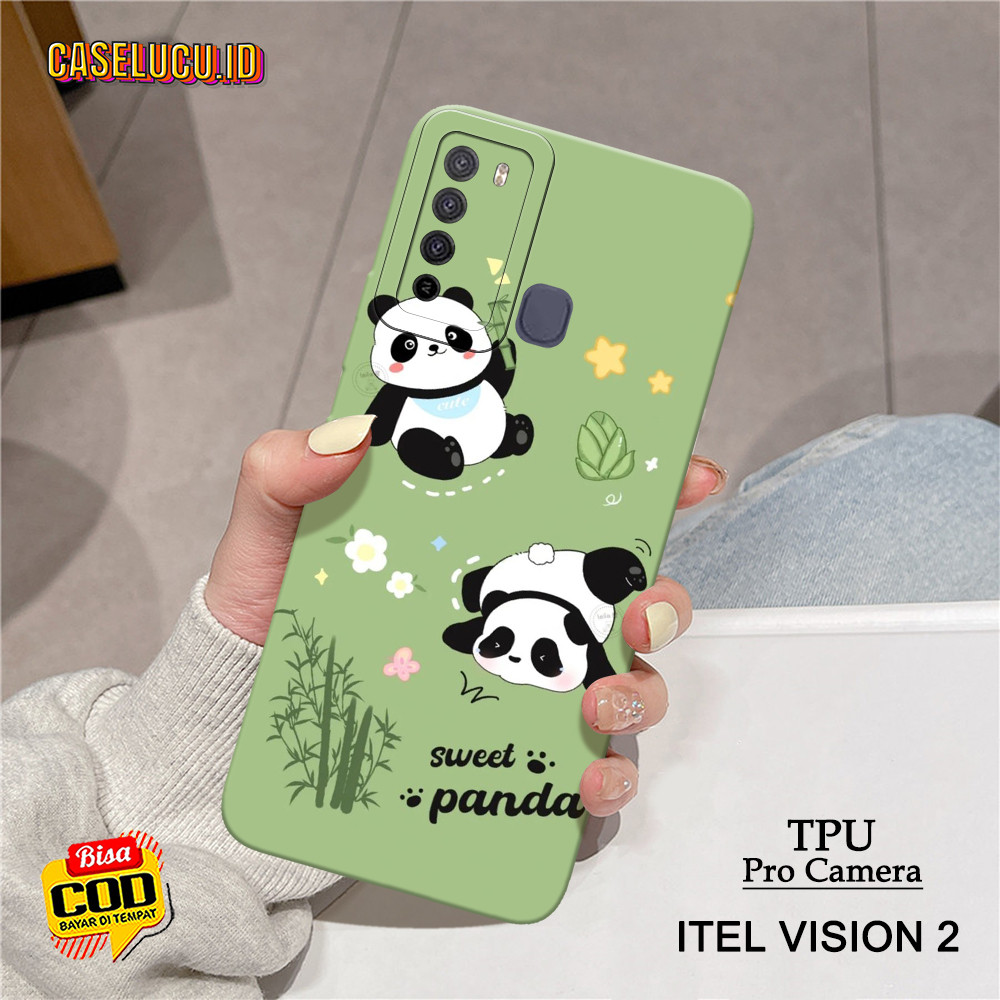 Softcase Hp Itel Vision 2 Terbaru - Fashion Case Kartun - Case Itel Vision 2  - Casing Hp Itel Visio