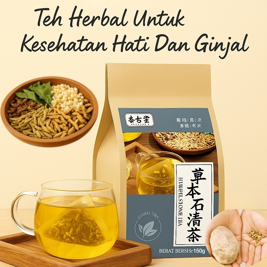 

【COD/Pengiriman 24 jam】Teh Herbal Untuk Kesehatan Hati Dan Ginjal/Teh Kesehatan Yang Menyegarkan Dan Manis/Teh Herbal Yang Menyehatkan Hati Dan Melindungi Kesehatan Kantong Teh/Herbal Health Tea Detox