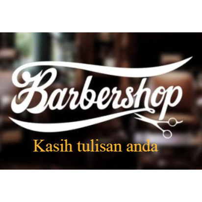 Sticker cutting BARBERSHOP