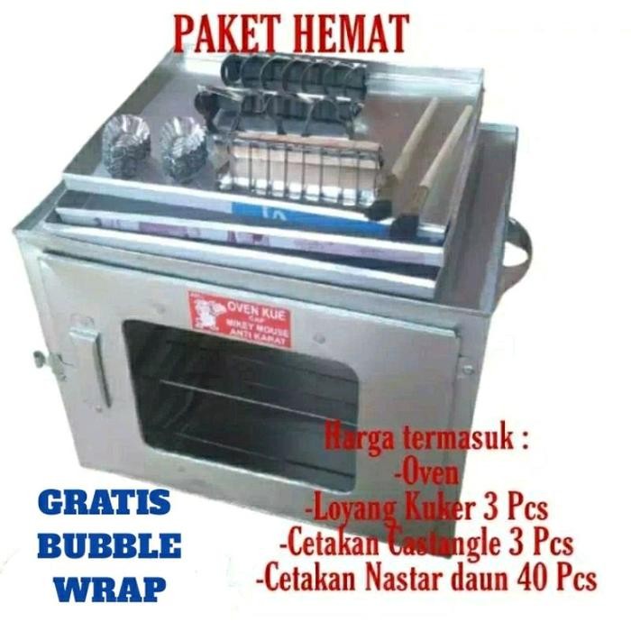 Paket Murah Oven Tangkring Oven Mini Satu Set Lengkap Oven Mickey mouse Oven Kue Kompor - -, -