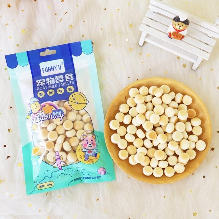 

Snack Biskuit Cemilan Kucing Puppy Anjing Dog Treat Cemilan Dog Snack - Milky Buns