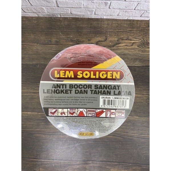 Lem Seng / Lem Talang / Lem Anti Bocor / Tambal Seng Soligen / Lakban Genteng / Lakban Atap