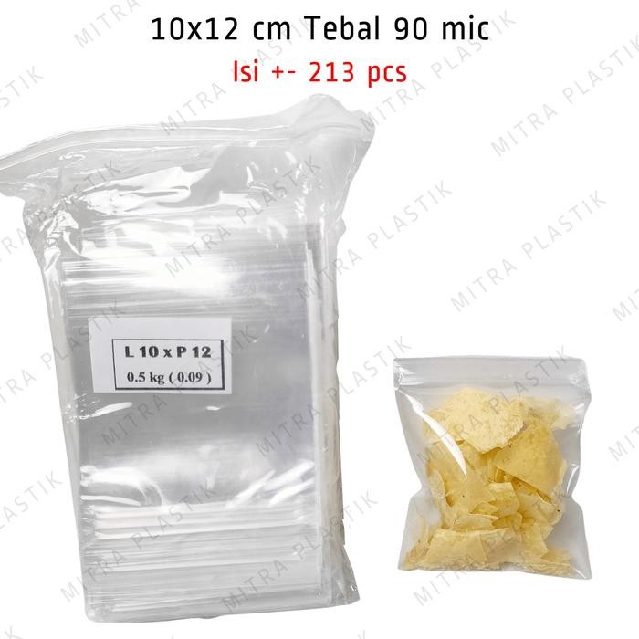 

Plastik PP Klip Bening Tebal 90 Micron Zip Lock Zipper 500 gram Kemasan Snack 12x15 12x20 14x16 15x25 17x25 17x30 18x30 20x30 20x35 23x35 Bungkus Keripik Kacang Cemilan Kancing - 10x12