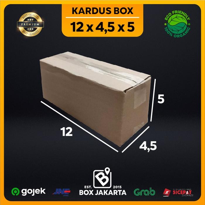

KARDUS BOX uk 12x4,5x5 CM Kotak Packaging Corrugated SHEET POLOS