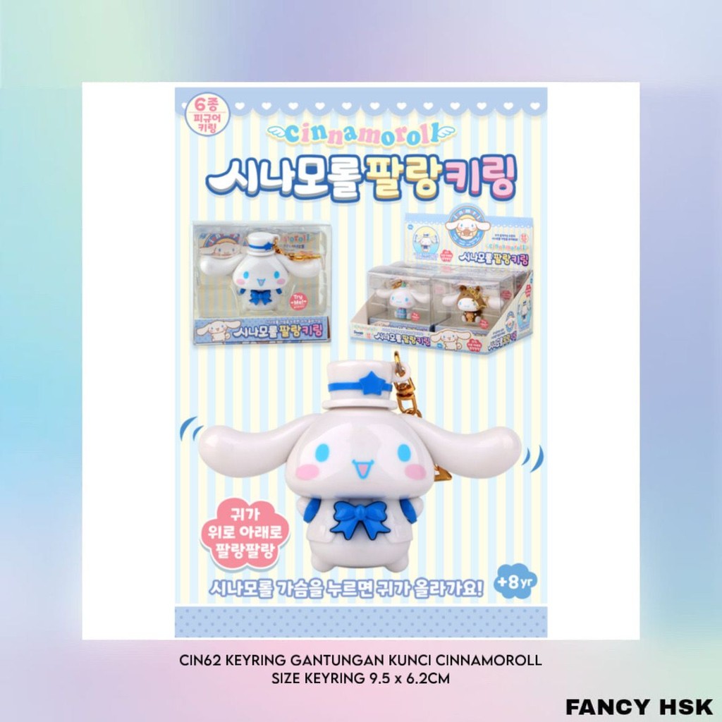 

KOREA KEYRING GANTUNGAN KUNCI CINNAMOROLL CIN62