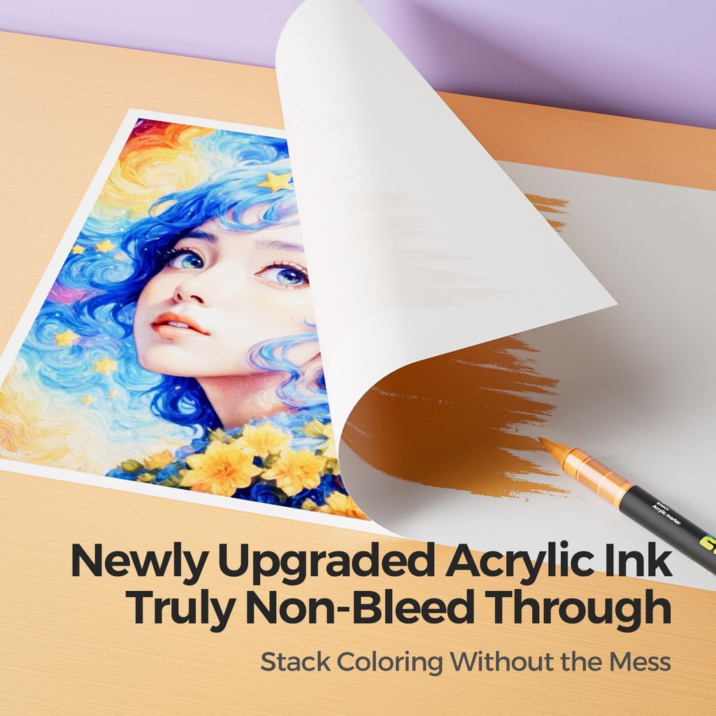 

Ay00! Direct Liquid Acrylic Markers 24/36/48/60 Warna Yang Beragam Dan Menarik Untuk Seni