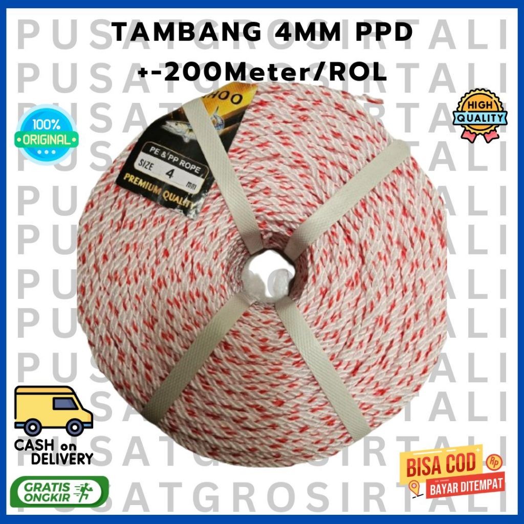 

TAMBANG 4MM PPD / TALI TAMBANG PPD 4MM