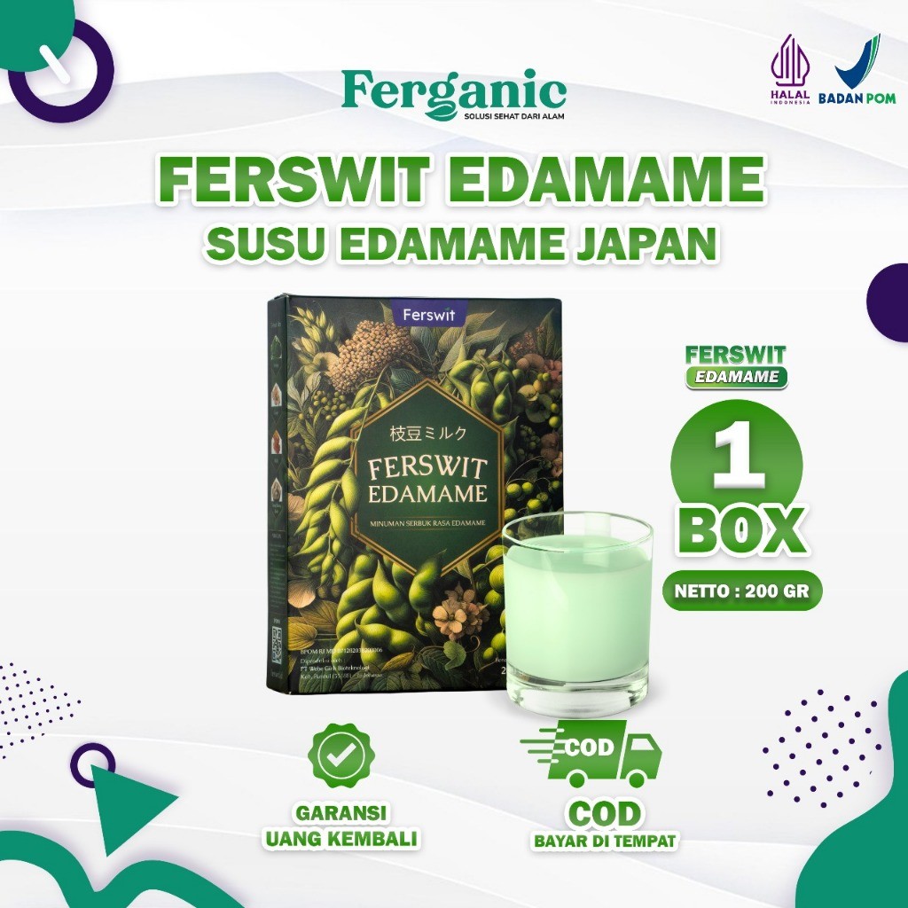 

Ferswit Susu Edamame Jepang Untuk Kolesterol, Asam Urat, Nyeri Sendi & Tulang 100% Original