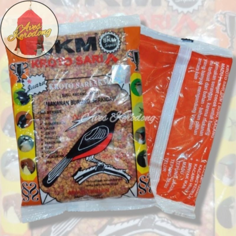 Pakan Burung Skm Kroto Sari Voer Pur Kasar Pakan Burung Skm