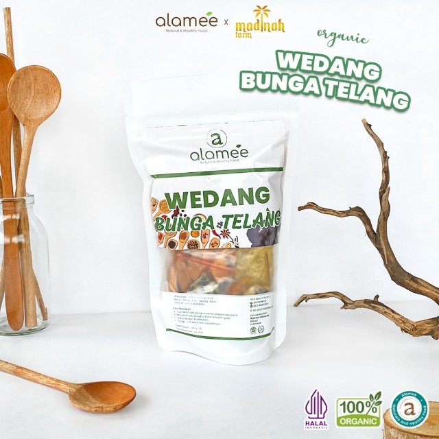 

ALAMEE Wedang Uwuh Bunga Telang Rempah Minuman Herbal Asli Alami Langsung Seduh Lengkap Tradisional madinah