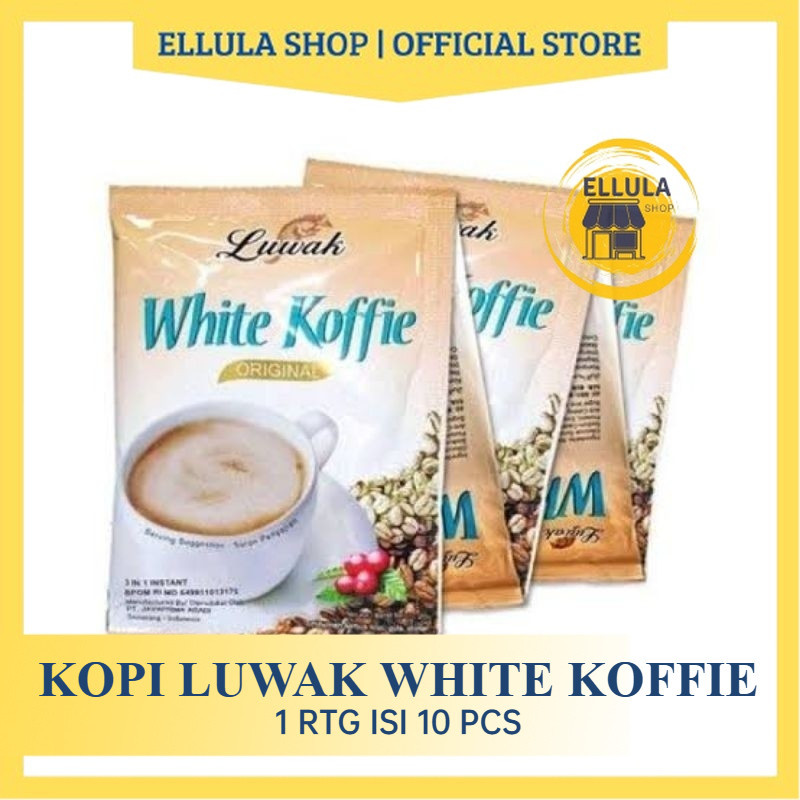 

ELLULA Shop - Kopi Luwak White Koffie 1 renceng isi 10pcs [Renceng]