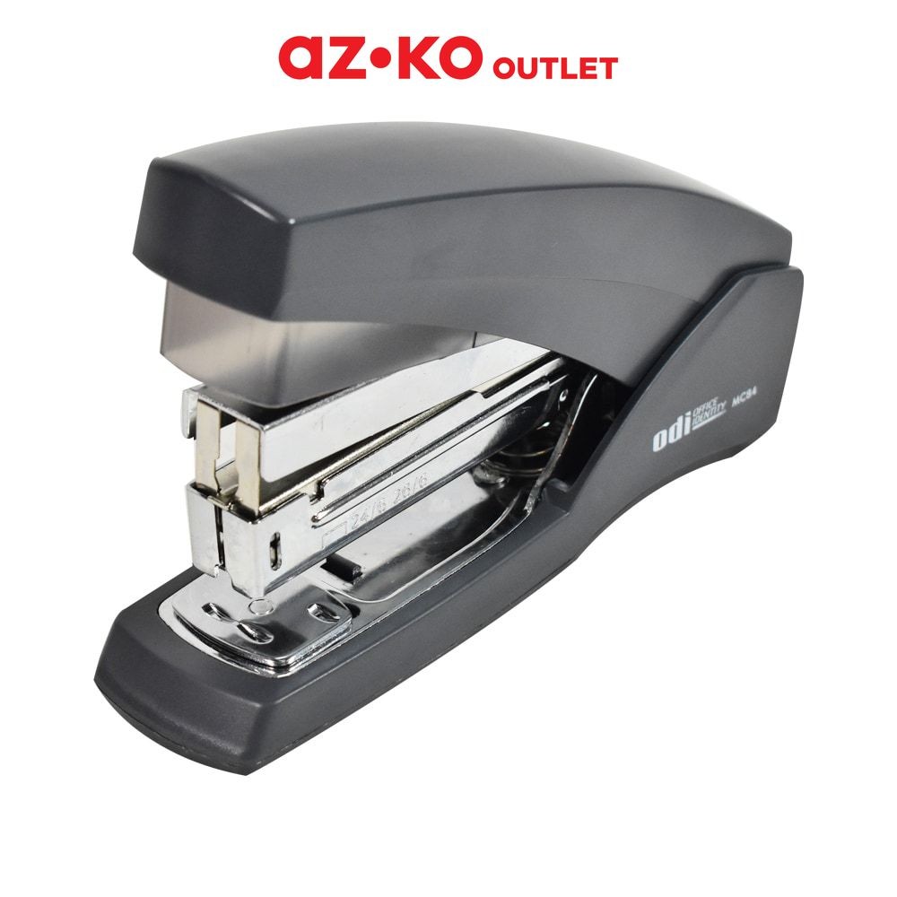 Odi Stapler Light Force - Abu-Abu Strapler Staples Dengan Alat Penjepit Kertas Jepitan Penjilid Doku