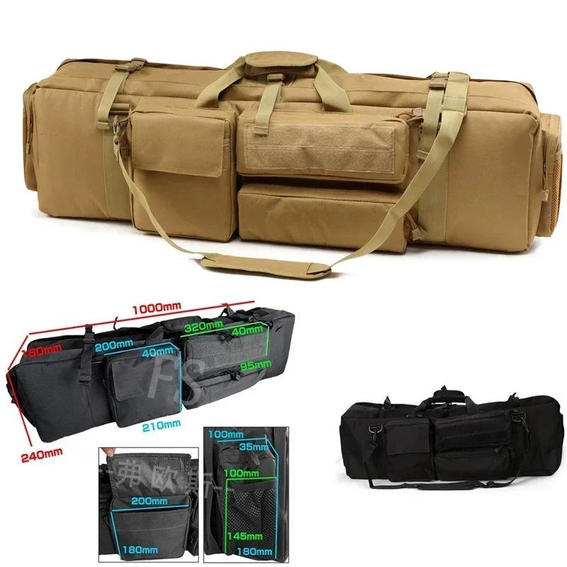 Hunting Tactical Backpack Double Outdoor Backpack For SAW M249 M4A1 M16 AR15 Hiking Carbine Protecti
