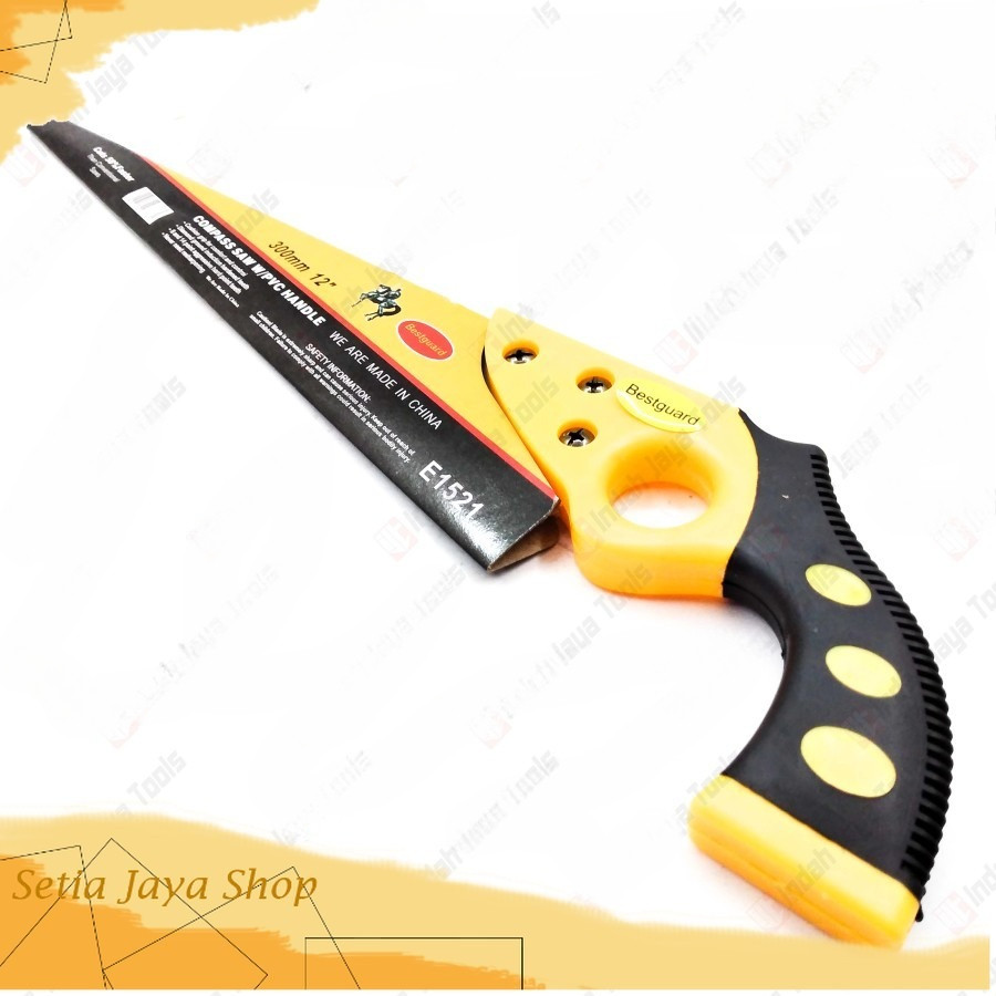 

PROMO!!!! gergaji kayu, gergaji pohon, ranting BESTGUARD E1521 Gergaji Kompas 12 Inch - Gergaji Lancip Serbaguna