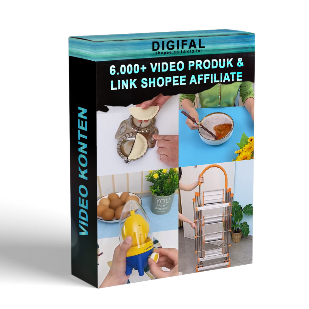 6000++ VIDEO BERBAGAI KATEGORI & LINK PRODUK SHOPEE AFFILIATE