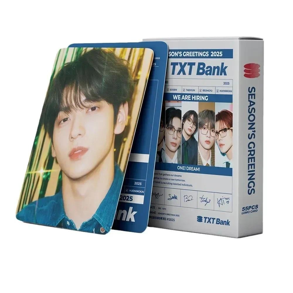 

55pcs/set TXT Photocard New Album TXT BANK High quality HD Photo LOMO Card Pictures Fans Gift