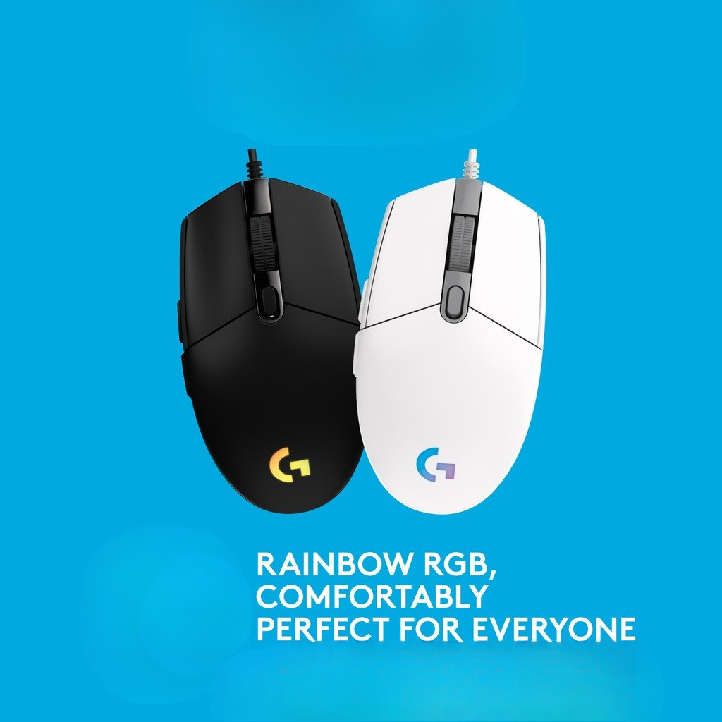 Logitech G203 Mouse Gaming Wired RGB Lightsync with Macro