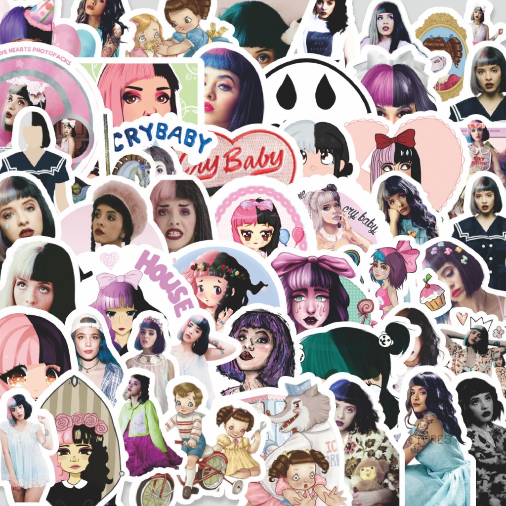 

Stiker Cutting Pack Stiker Artis Melanie Martinez Isi 100Pcs Series Aesthetic Lucu Keren Untuk Koper Bahan Vynil