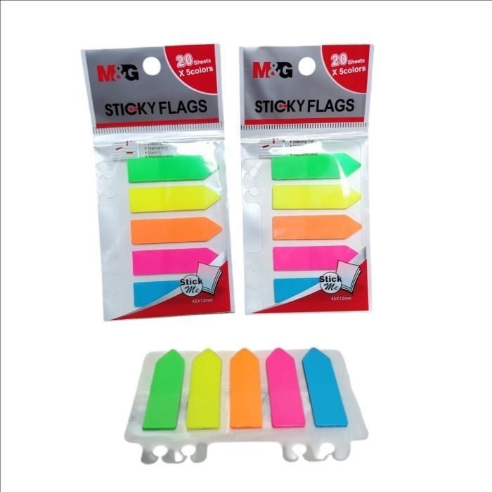

M&G sticky flags / sticky notes panah / 5 colors / 20 sheets