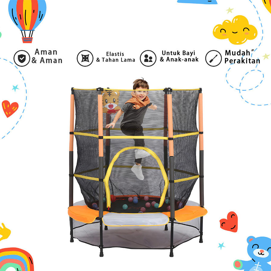 MTG-trampolin anak/playground anak indoor set/trampolin/trampolin anak jumbo/trampolin olahraga