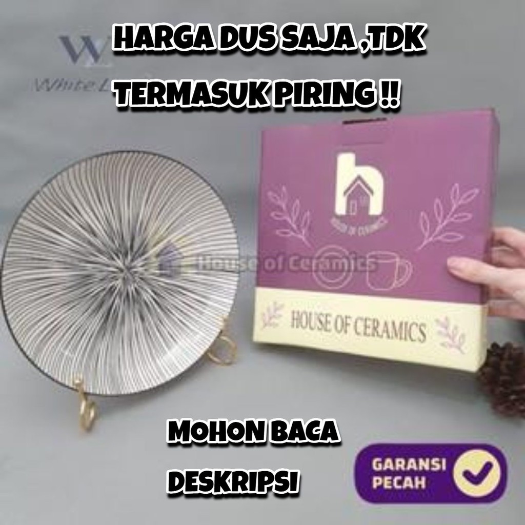 

SPECIAL BOX SATUAN PIRING 8 INCH (HANYA DUS, TIDAK INCLUDE PIRING) MOHON DIBACA DESKRIPSI SUPAYA JELAS