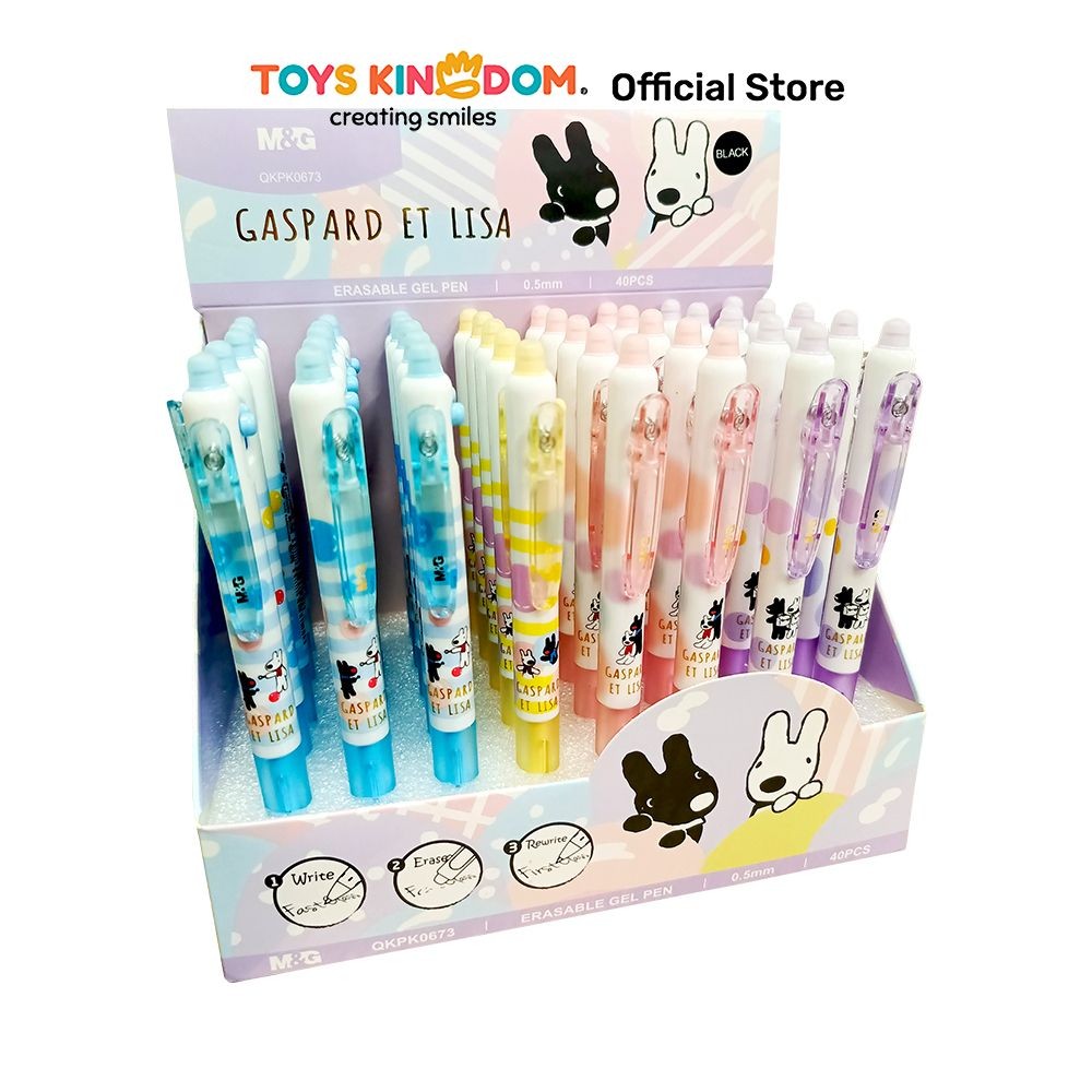 

Toys Kingdom M&G 0.5 mm Pulpen Gel Hitam Erasable Gaspard Random Pena Pulpen Bisa Dihapus Ballpoint Pen Bolpoin Alat Tulis
