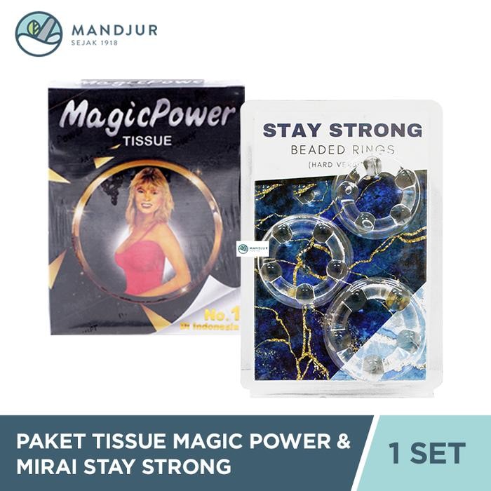 Hot Produk Paket Tissue Magic Power + Beaded Stamina Ring Terbaik dan Terlaris