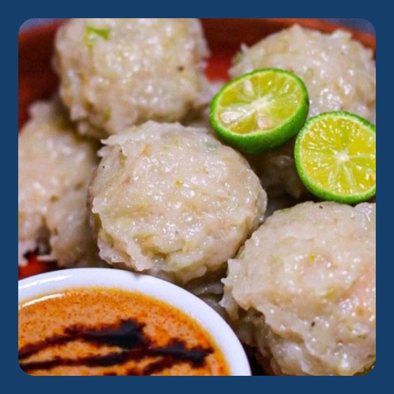 

Siomay Somay isi 60 pcs / Siomai Somai Ikan Tenggiri Paket isi 60 pcs 100% Halal dan Home Made