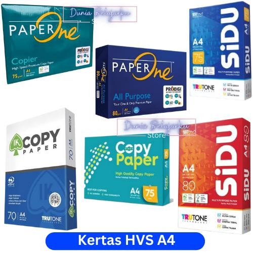 

TERLARIS! Kertas HVS A4 70 gr Copy Paper / HVS A4 Murah / 1 RIM 500 Lembar - IK Copy Paper
