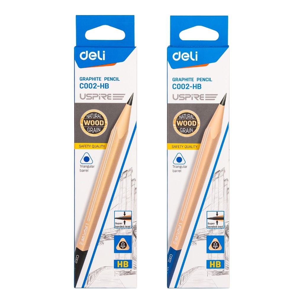 

Deli Pensil Sketsa / Graphite Pencil HB EC002-HB