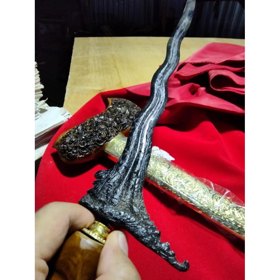 keris panimbal nguku bimo pamor kebak - bilahan  S1