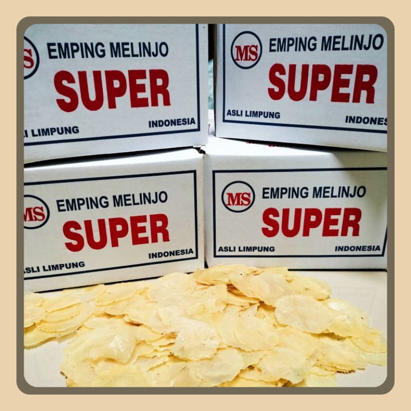 

KERUPUK EMPING SUPER MELINJO MENTAH ASLI LIMPUNG KUALITAS A1