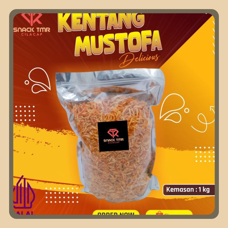 

HARGA TERMURAH KENTANG GORENG MUSTOFA 1 Kg PEDAS MANIS PALING MURAH GARING KRIUK RENYAH TANPA BAHAN PENGAWET