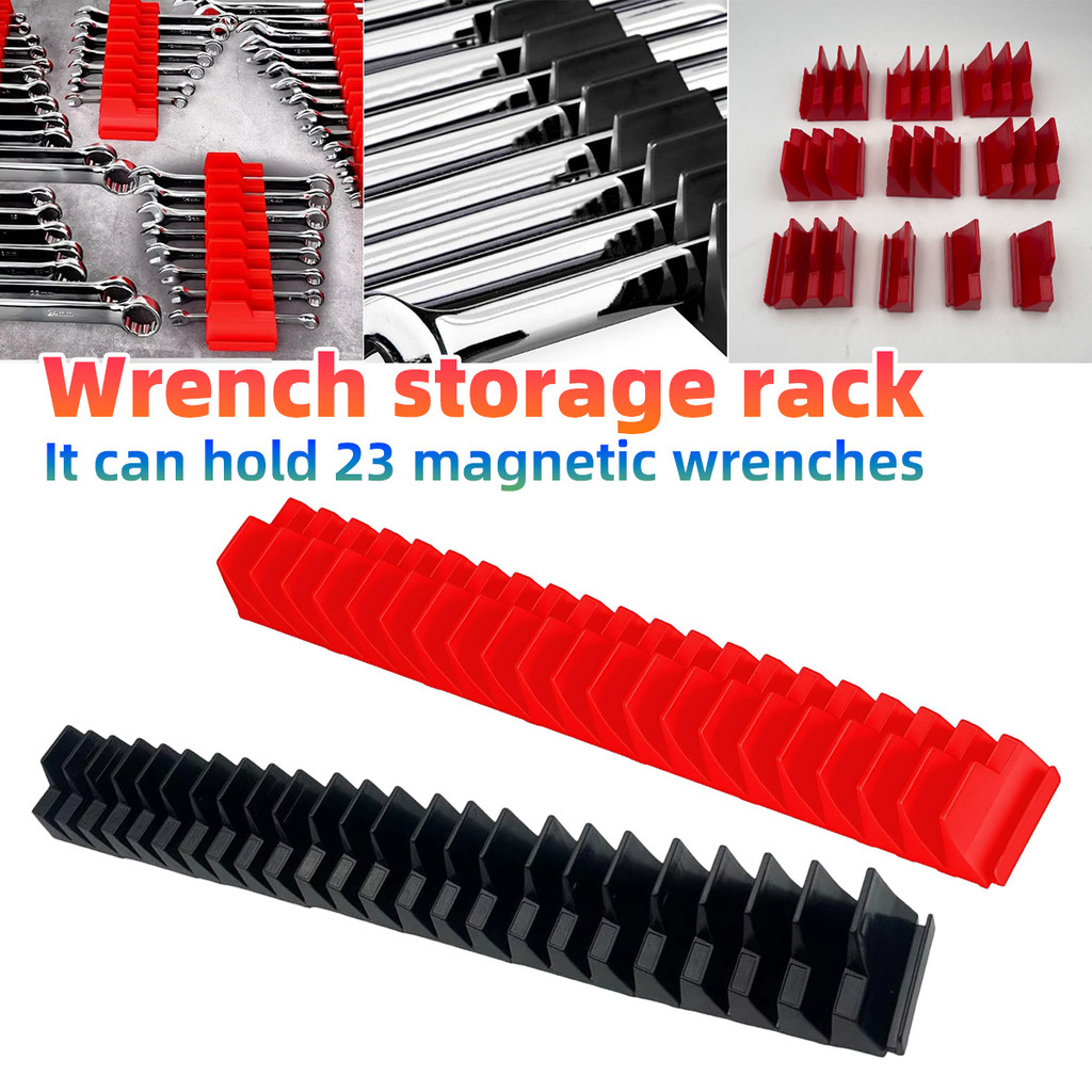 23 Slots Wrench Organizer / Magnet Tool Holder / Rak Kunci Pas - Utk Set Kunci Pas/Wrench Set